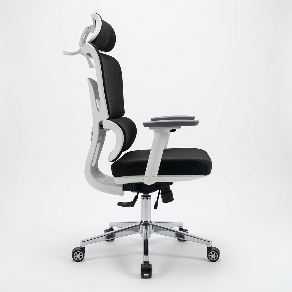 Ergomax Lite Ergonomic Office Chair with 3D Headrest, Lumbar Support & Recline Lock - Image 4